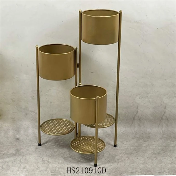 Tall Brass Plant Stand